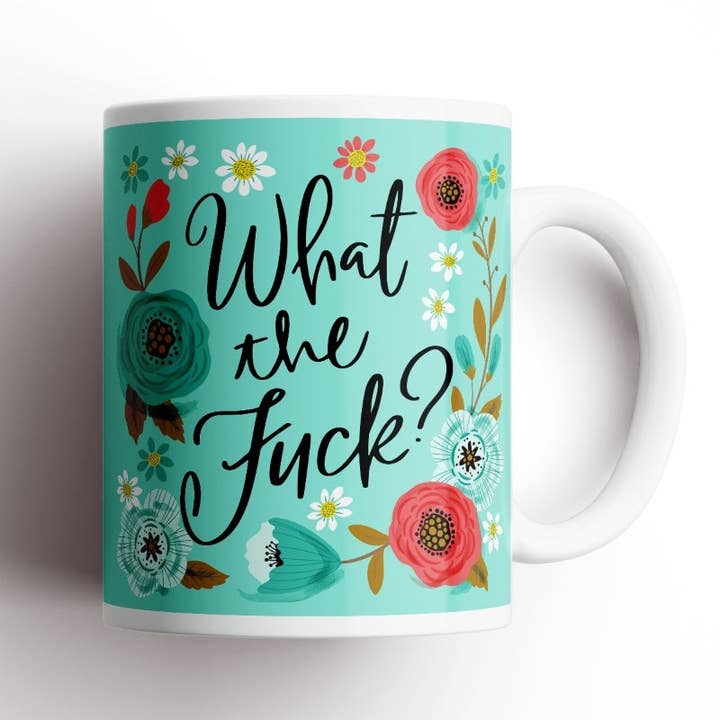 What The Fuck Mug for wholesale by Disrupted Industries