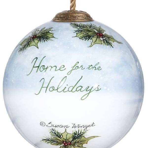 Inner Beauty Gifts - Wholesale Ornament - Home For The Holidays Red Camper Ball Ornament1