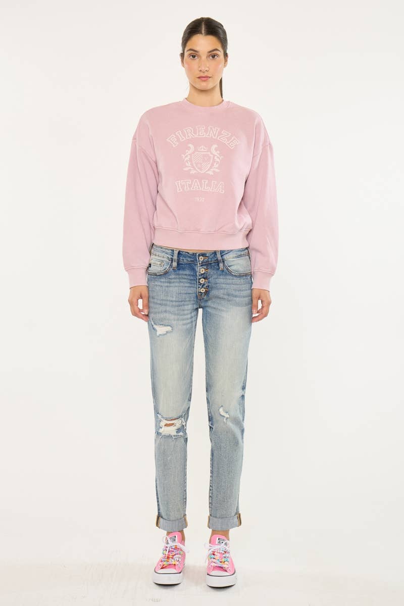 ALL Mid Rise Button Fly Mom Jeans - KC5118D for wholesale on Faire5