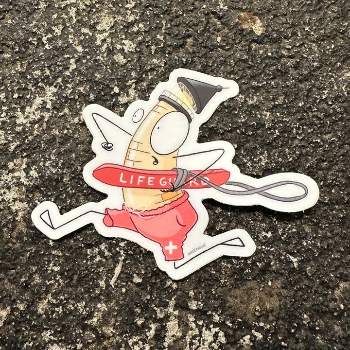 Sexy Lighthouse Lifeguard Sticker for wholesale by FortHouse Studios