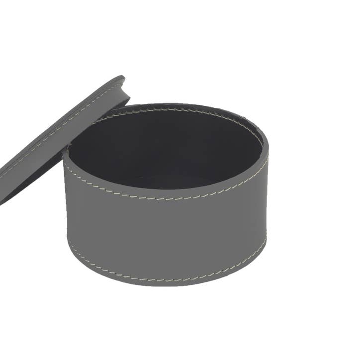 ALFONSO jewellery box with leather lid for wholesale by LIMAC Design