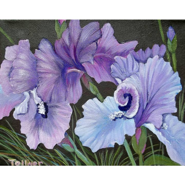 8 ”x12" tryck mattat i vitt till 11 ”x14" bakat och påsat för wholesale av Main Avenue Galleria