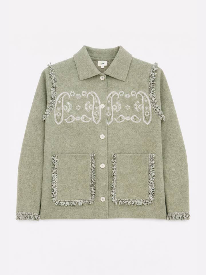 NISANI vest lime for wholesale by An'ge