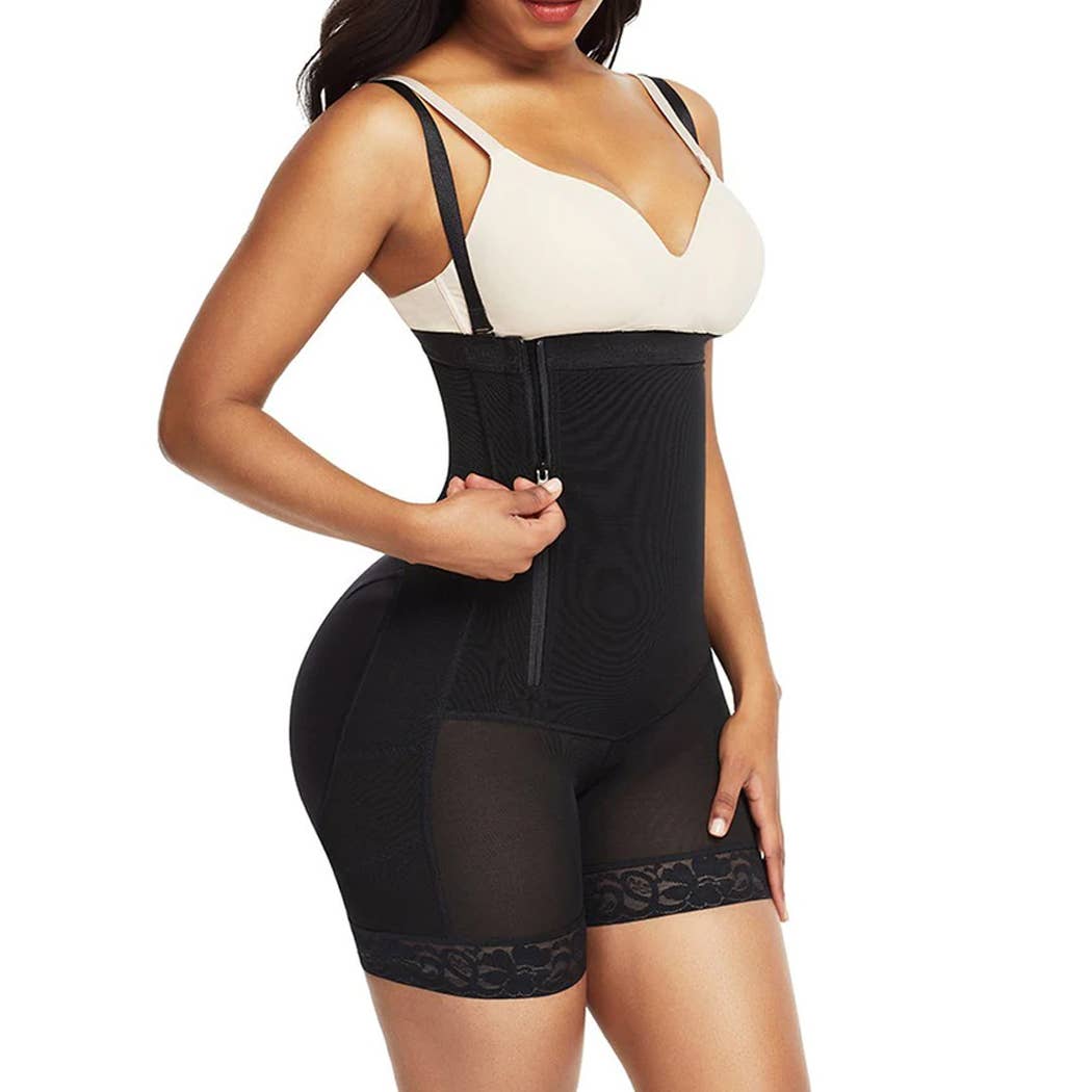 Curvy Fix - Vendita all'ingrosso Intimo modellante - Donna - Body Booty Boosting - Cerniera laterale11