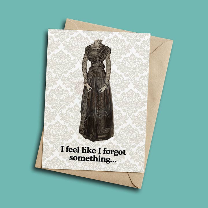 Sinto que esqueci o cartão de felicitações. por atacado de Henny Penny Studio