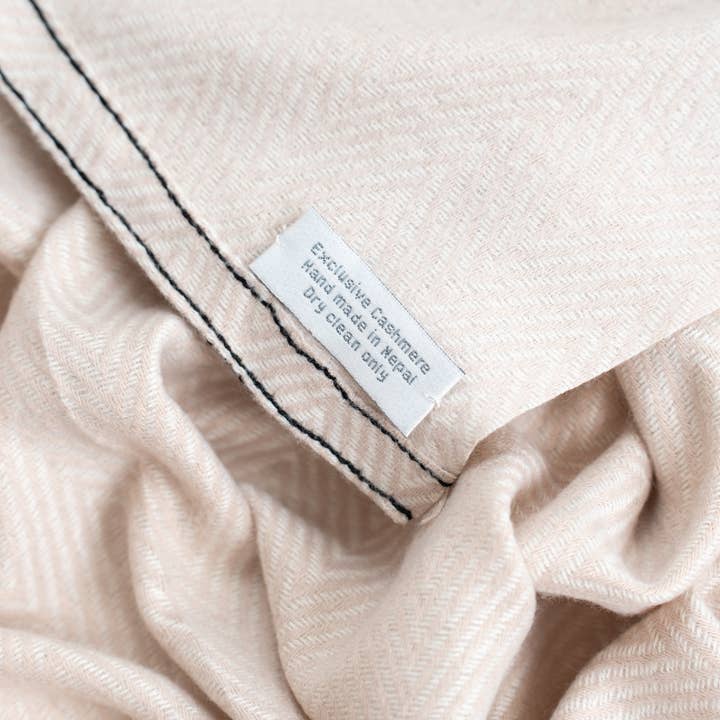 Cashmere Reversible Luxury Blanket Travel Throw 56X 90" ID16 for wholesale by ART HIMALAYAN TRADING LTD