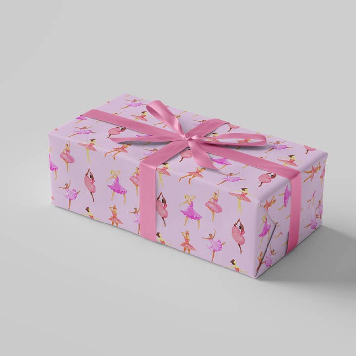 Deck & Adorn - Wholesale Wrapping Paper Roll - Don't You Wanna Dance? Wrapping Paper | 3 Sheets, 20" x 29"1