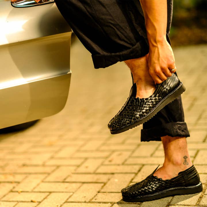 Hand Crafted Mens and Women's Leather Loafer Shoe for wholesale by Locklear Thomas