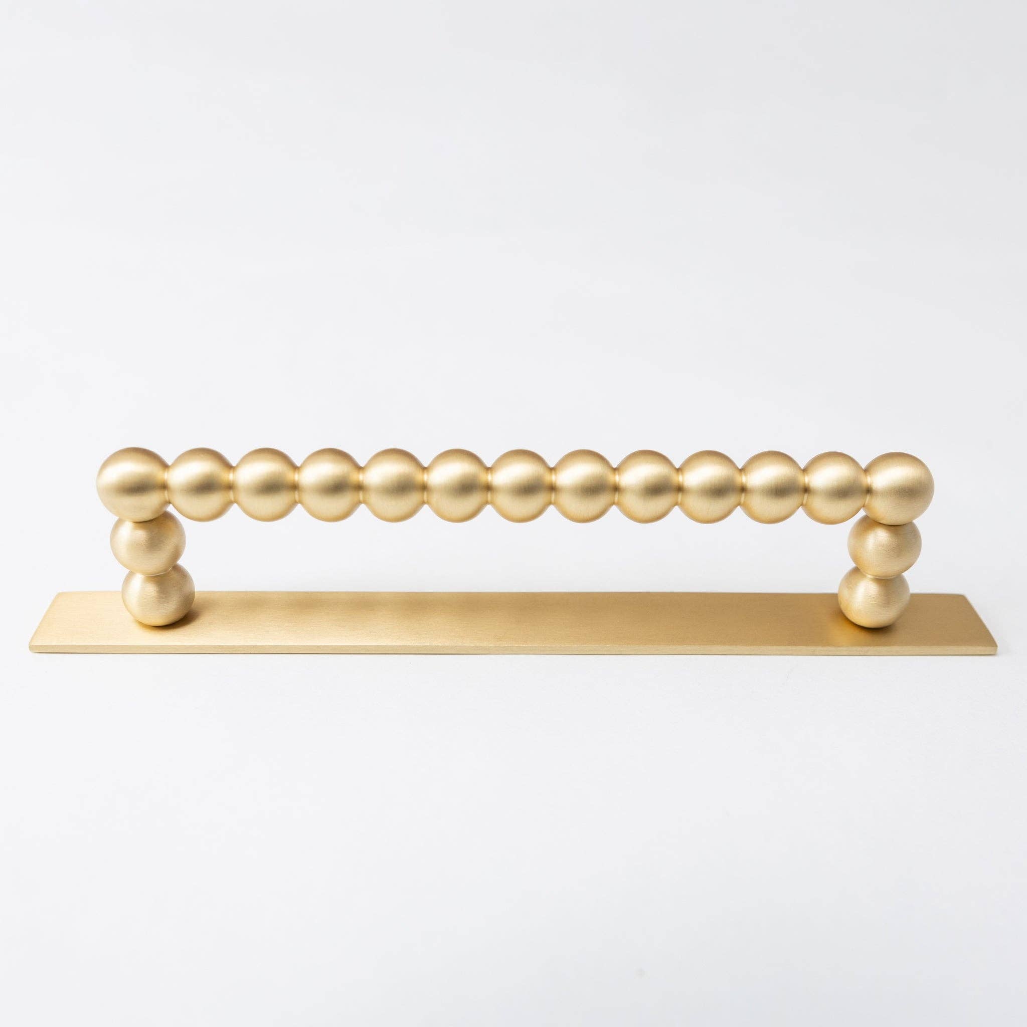 Brass bee – wholesale Knob/pull – Solid Brass Beaded Cabinet Pull Handles & Knobs - Satin Brass Finish2