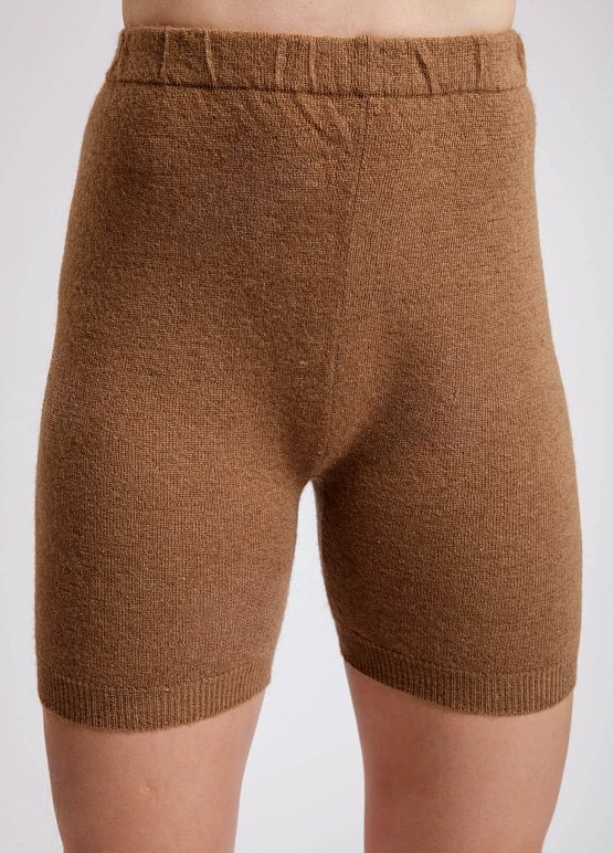 Mongulai - Wholesale Underwear - Women's - Yellow Camel Wool Boxer Brief1