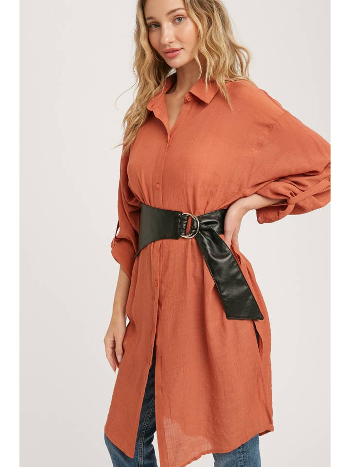 Bluivy – Camisa com botões no colarinho – Mulher por atacado – CAMISA DE PALANGRE VENTILADA COM BOTÕES51