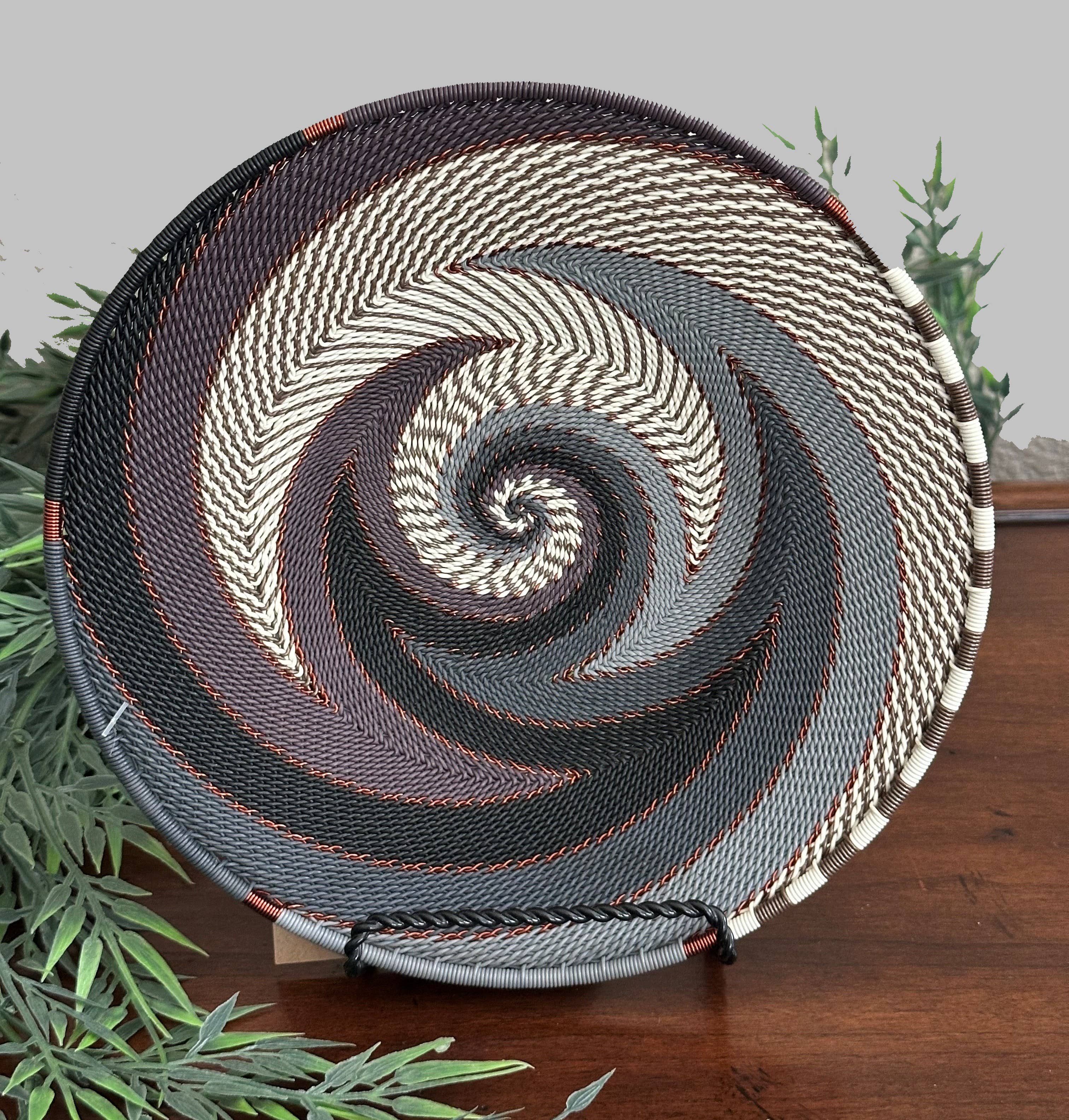 Bridge for Africa - Vente Assiettes/plats/bols de décoration - TW Collection - Brume grise13