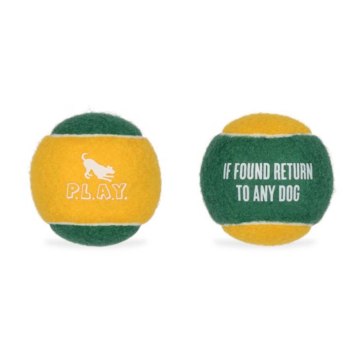 P.L.A.Y. Pet Lifestyle and You - Wholesale Pet Fetch Ball - Dog - Dog Tennis Ball - 4 Pack4