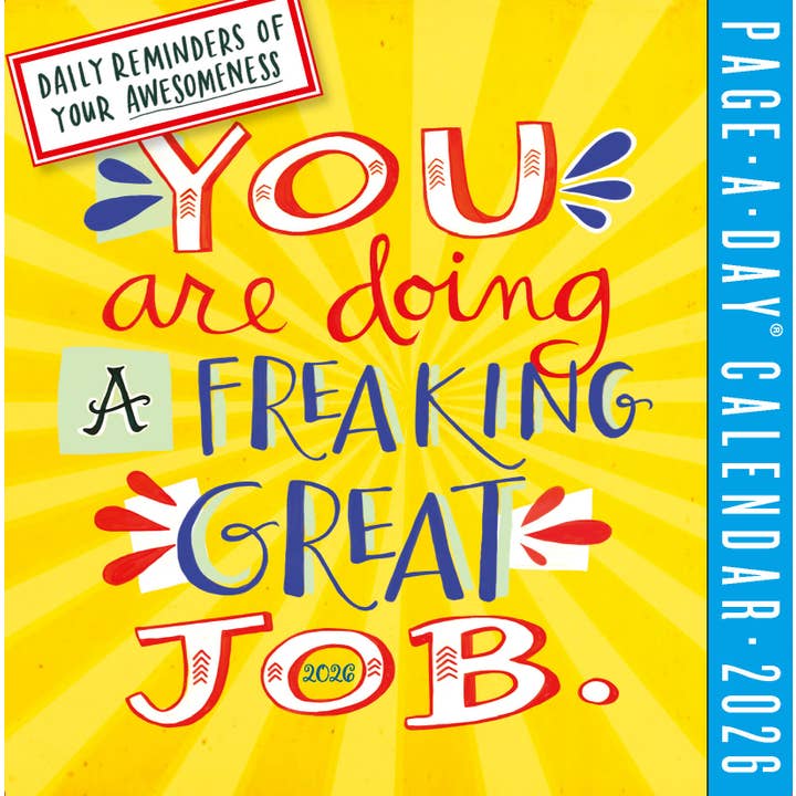 Hachette Book Group - Wholesale Calendar - You Are Doing a Freaking Great Job Page-A-Day® Calendar 2026