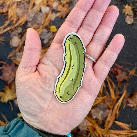 Dill Pickle Vinyl Sticker for engroshandel hos Stone Donut Design, LLC