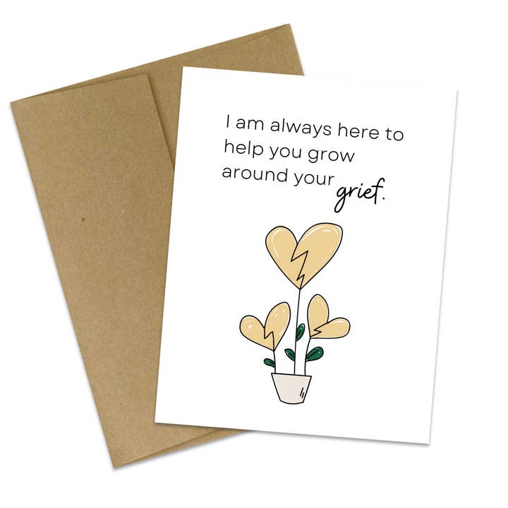 Cartão de Luto | Pensando em Si | Cartão de Simpatia | Sempre aqui por atacado de Butterflies + Halos