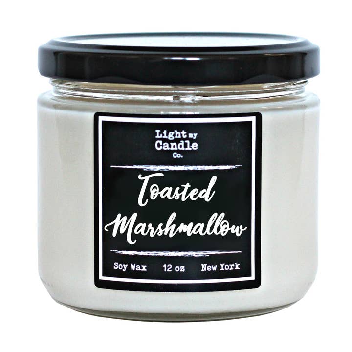 Rostat Marshmallow Soy Ljus för wholesale av Light My Candle Co