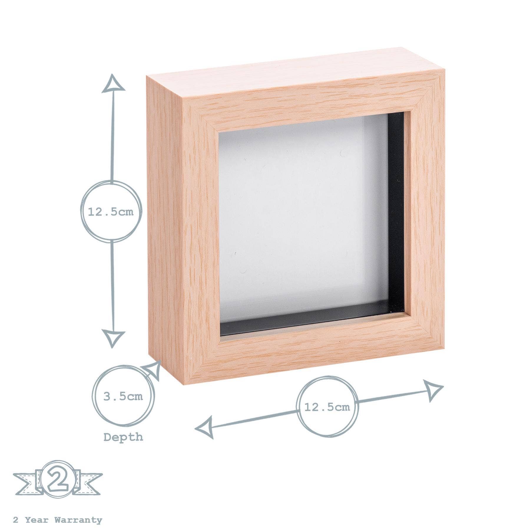 Rinkit Ltd - Wholesale Picture Frame - Nicola Spring Box Photo Frame - 4x4 - Light Wood6