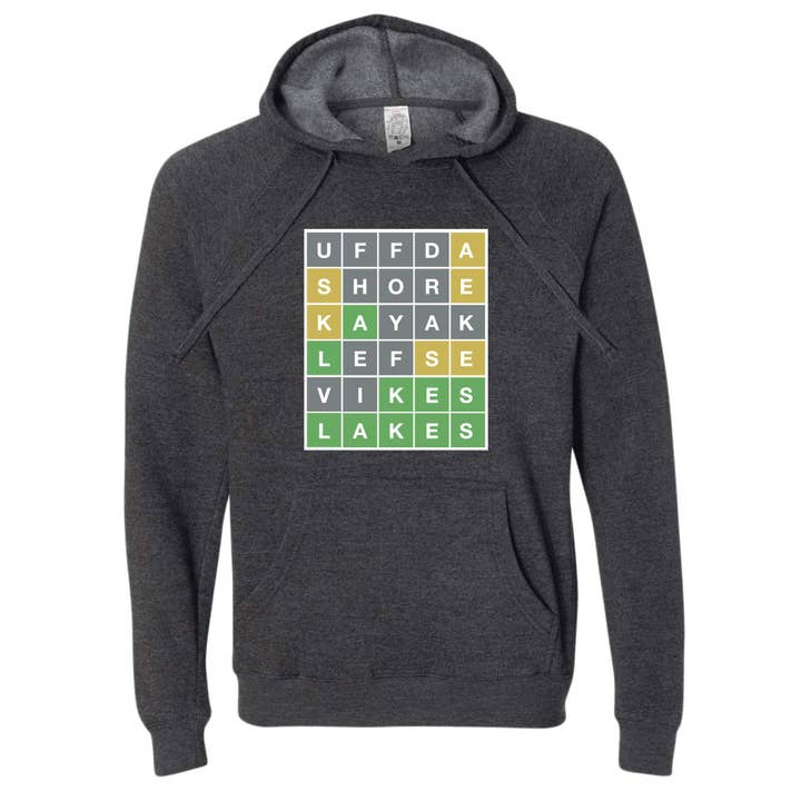 Chandail à capuchon Minnesota Wordle pour la vente par Minnesota Awesome
