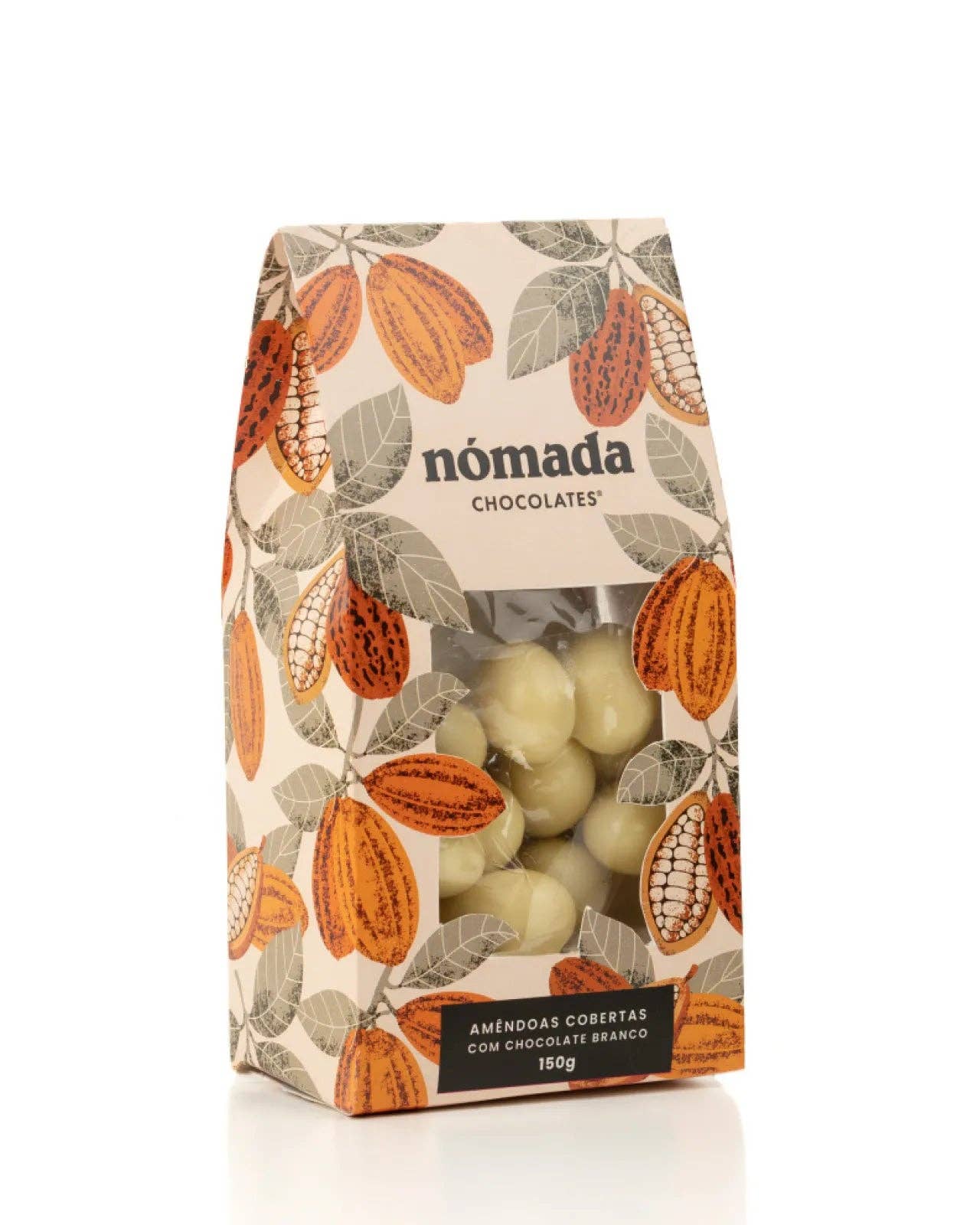 Nómada Chocolates - Wholesale Chocolate Covered Sweets - Amêndoas com Chocolate Branco 150g0