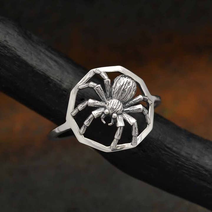 Nina Designs - Wholesale Cocktail/Statement Ring - Sterling Silver Spider Ring