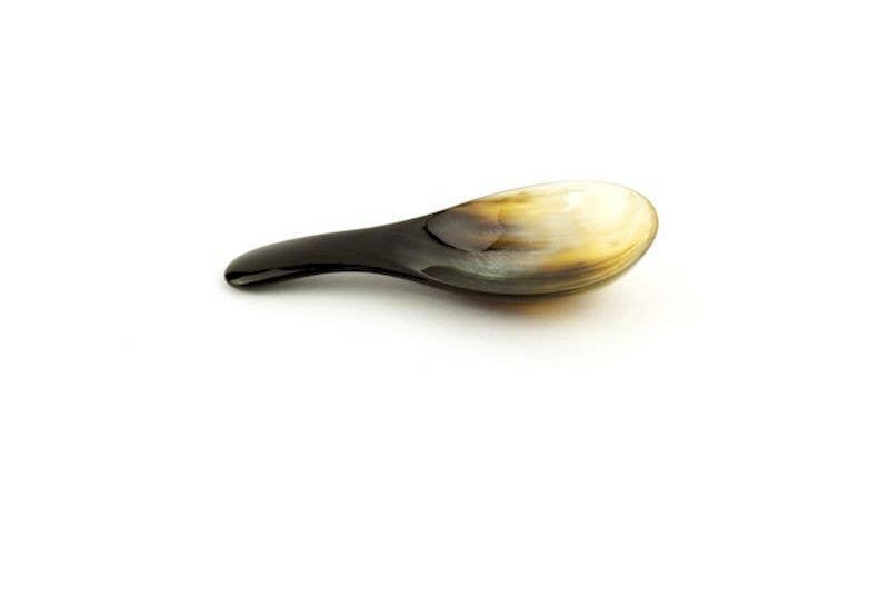 rivêt - L'Indochineur - Wholesale Table Spoon (Cutlery) - Set of 6 Oval Rice Spoons in Blond Horn0