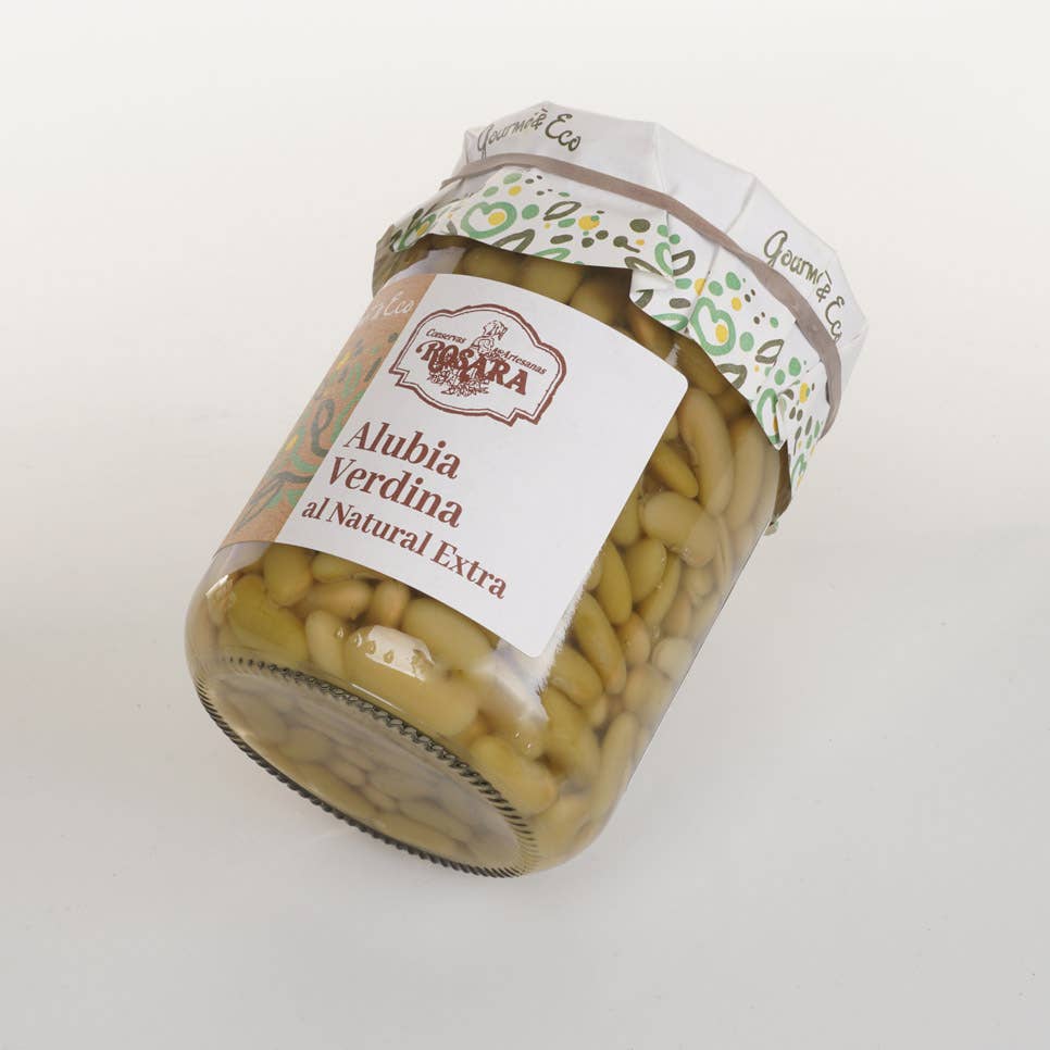 Conservas Rosara - Wholesale Beans - ORGANIC VERDINA BEANS JAR 445 ml.