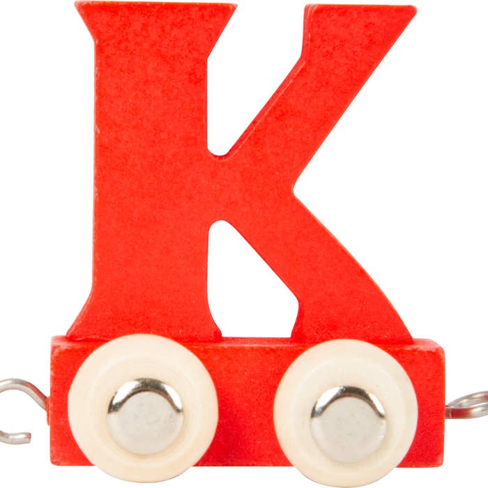 Coloured Letter Train K for wholesale by small foot