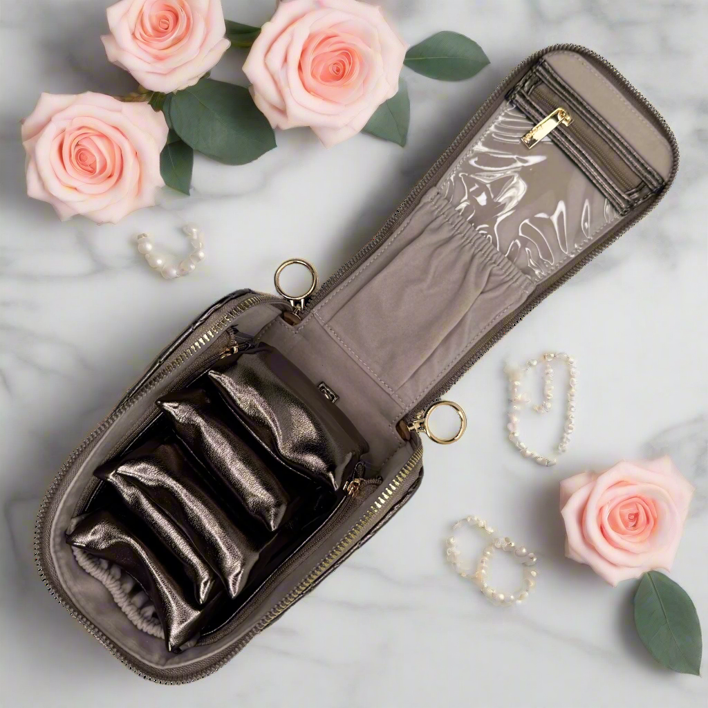 PurseN (new) – wholesale Jewellery box/organiser – Train Jewelry Case - Bronze2