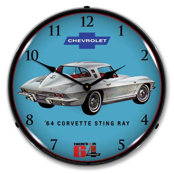 1964 Corvette Sting Ray 2 for wholesale by Collectable Sign and Clock LLC.
