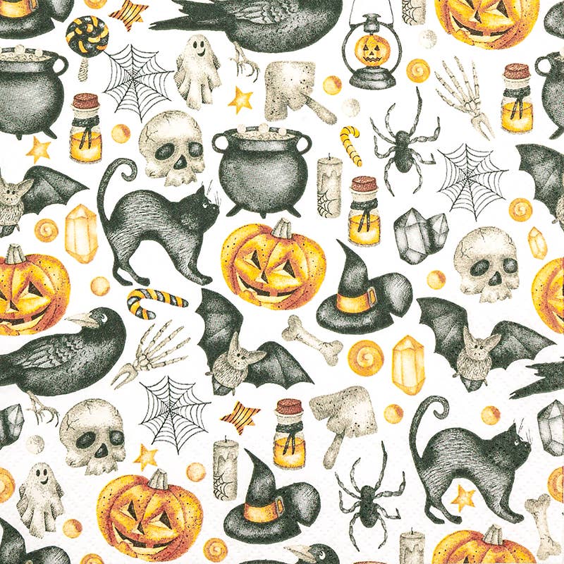 Home Fashion - Carl Dietrich GmbH - Vente Serviettes jetables - Pack complet de décoration Halloween avec 48 articles1