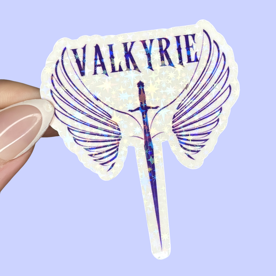 Hailey Liz Designs - Vente Autocollant - Autocollant holographique Valkyrie2