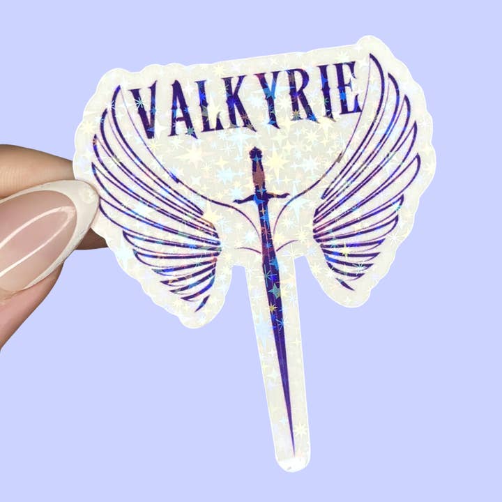Hailey Liz Designs - Vente Autocollant - Autocollant holographique Valkyrie2