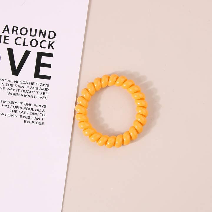 NINEXIS - Wholesale Hair Tie - CWAHA1108_Simple Phone Line Hair Tie 4