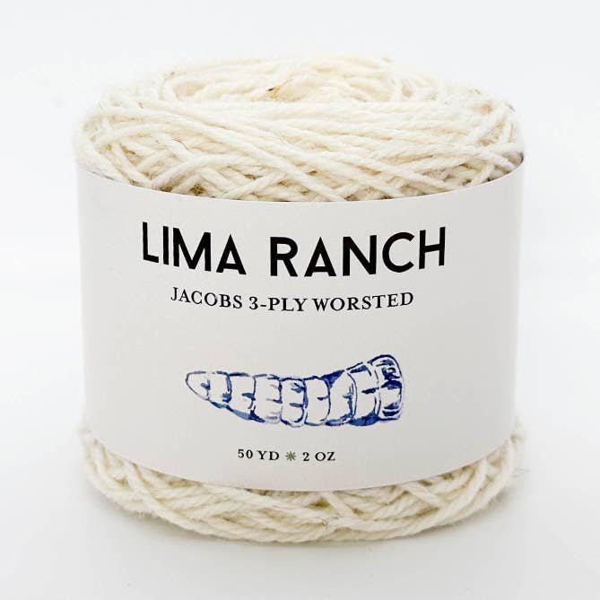 Lima Ranch - Wholesale Yarn - Natural Un-dyed Jacobs Worsted Weight Yarn1