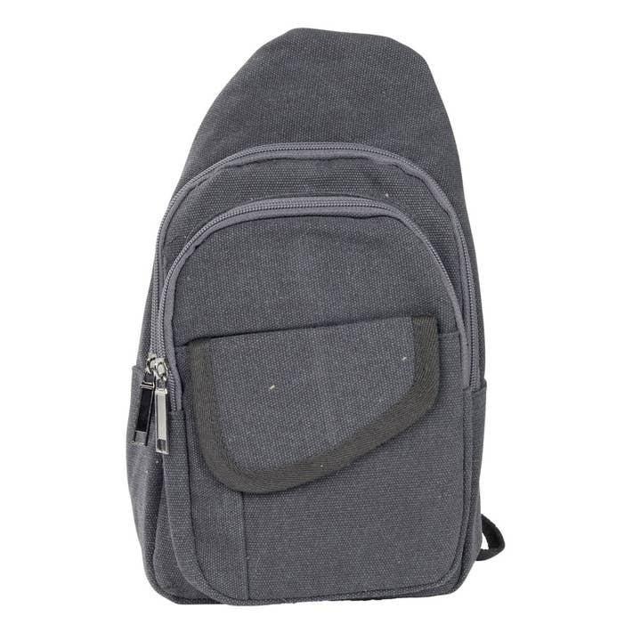 Zwarte kleine canvas rugzak voor wholesale door Benjamin International