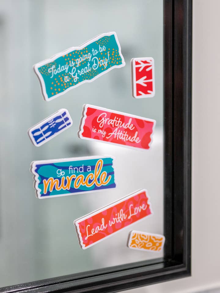 "It’s Going to be a Great Day" Positive Affirmation Clings for wholesale by Mood Food