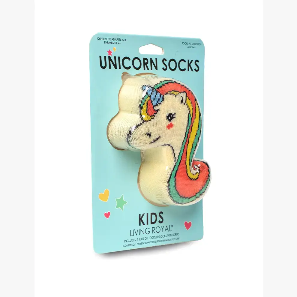 Living Royal - Vente Chaussettes – enfant - Chaussettes en paquet 3D - Enfants - Licorne - "Restez magique"1
