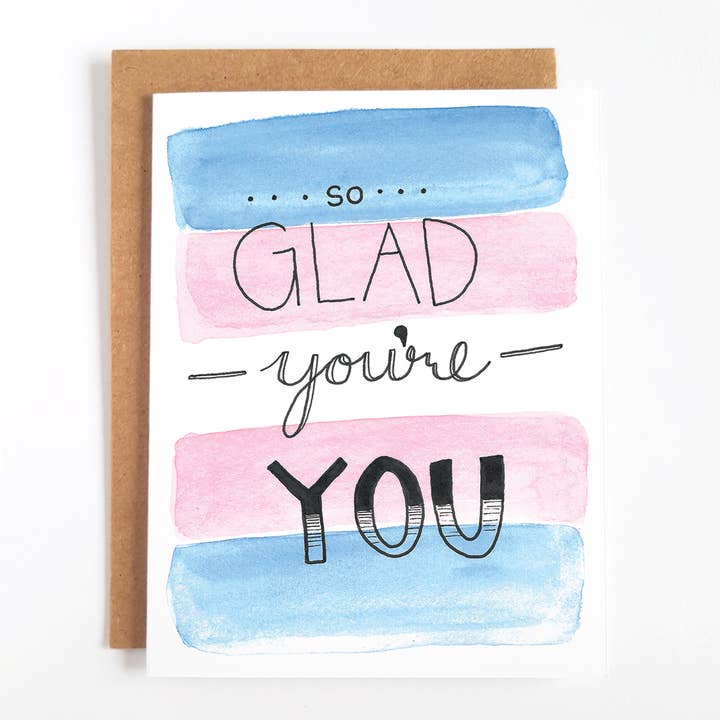 Tellement contente que vous soyez votre carte pour la vente par Little Rainbow Paper Co