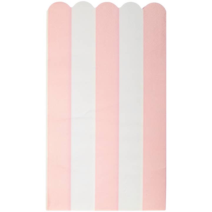 Pink Pinwheel Scallop Edge Guest Dinner Napkins for wholesale by C.R.Gibson Signature | Baby & Kids