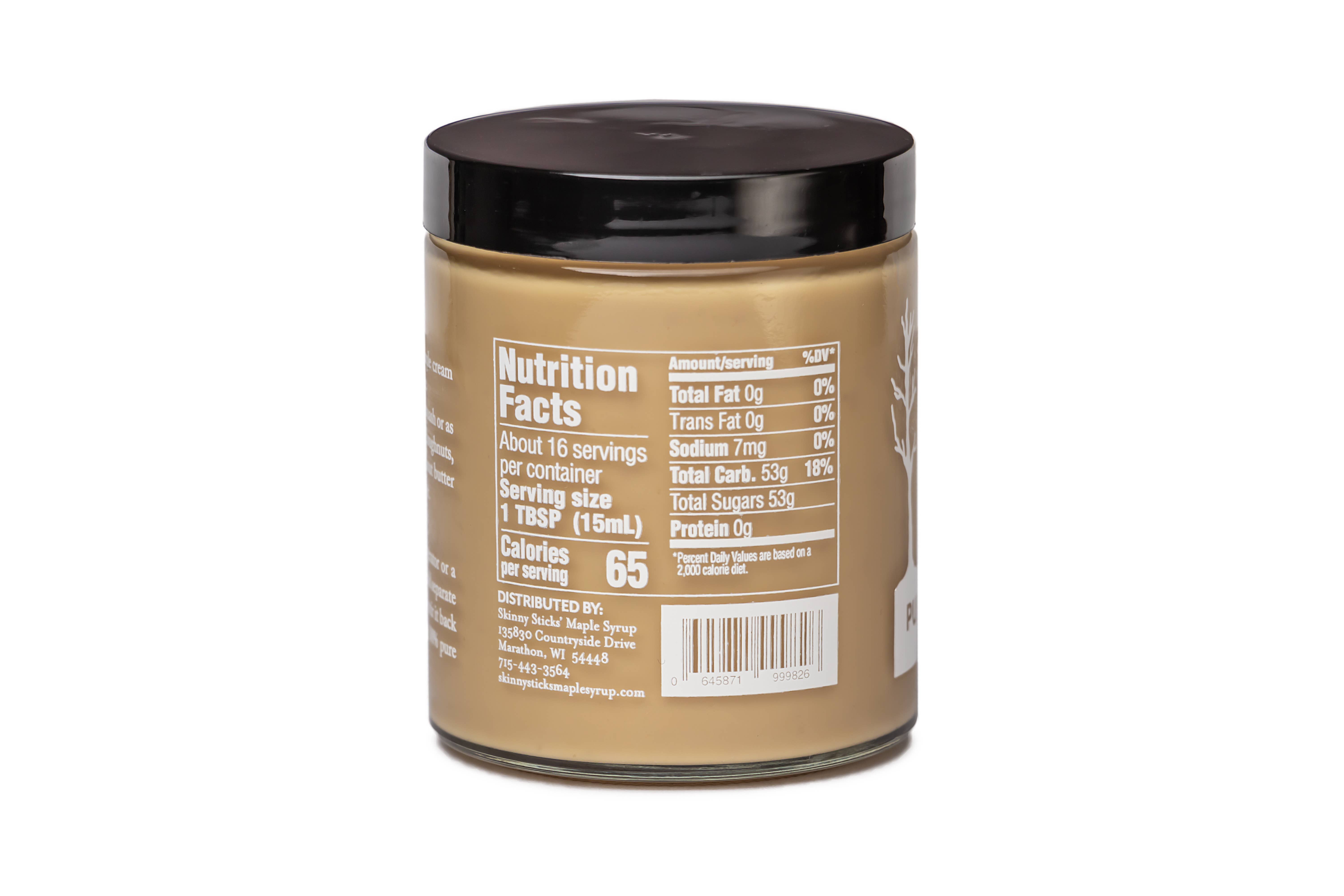 Skinny Sticks' Maple Syrup - Wholesale Jam/Jelly - Skinny Sticks' Maple Cream2