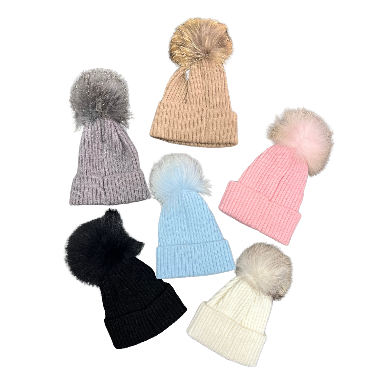 Lili Scarves (US Duty Free) – wholesale Beanie – Women's – Rhinestone Pom Pom Beanie Hat7