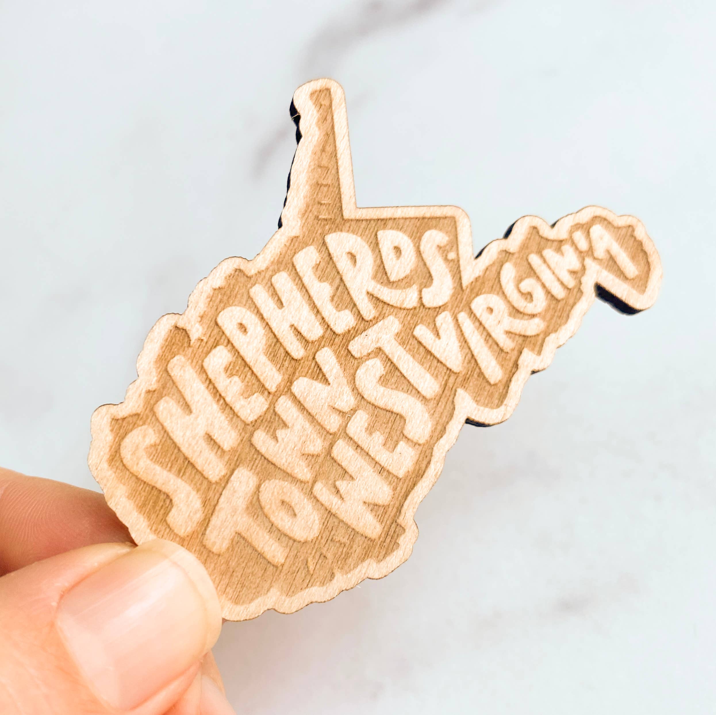 Billie Claire Illustration (Handmade) - Wholesale Magnet - Custom City-Specific Wood Magnets7