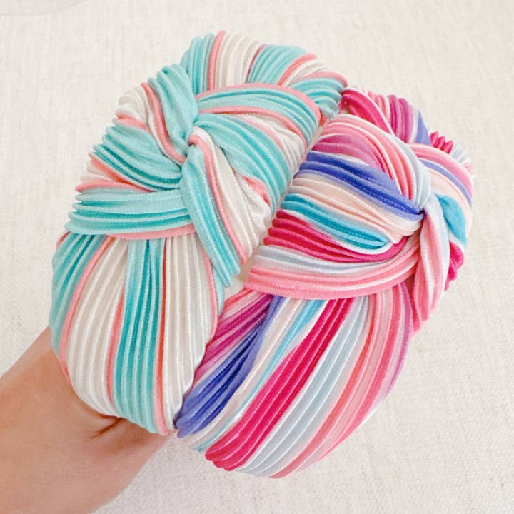 Ellison+Young - Wholesale Fashion Headband - Women's - Color Pleats Headband