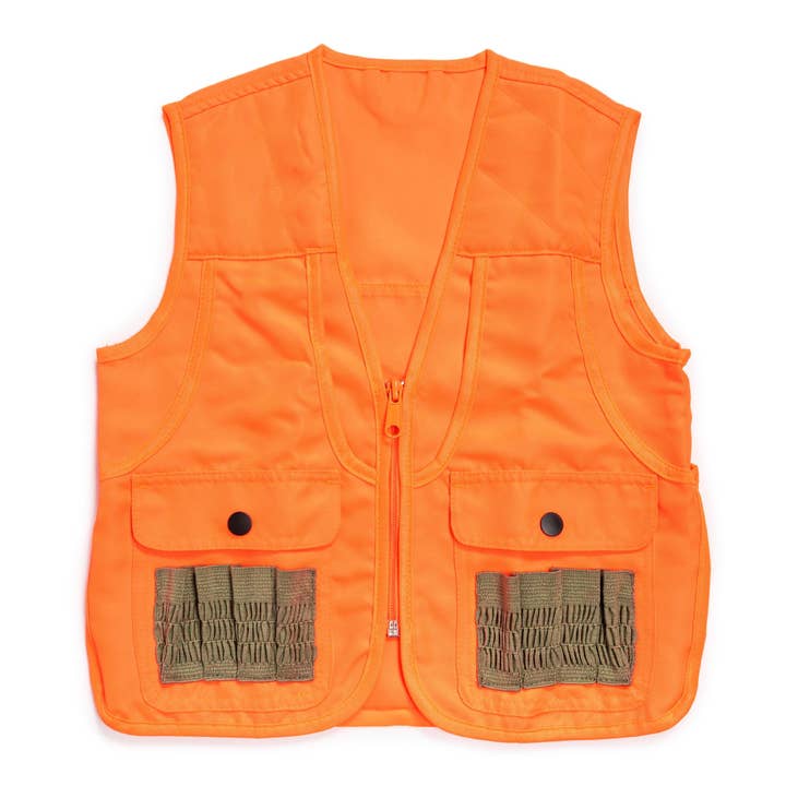 Blaze Orange QuietWear Youth Hunting Vest for wholesale on Faire