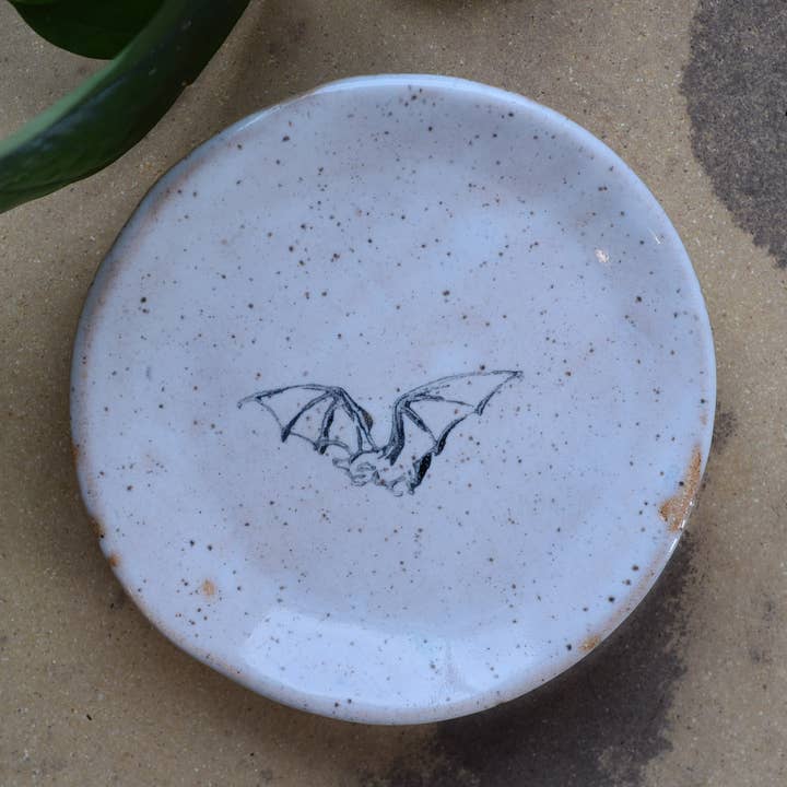 Mini Plate - Bat for wholesale by Mud & Maker