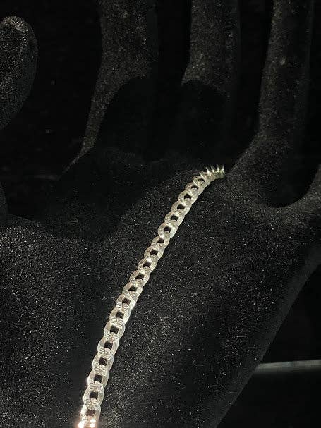 Sterling Silver Sophisticated Chain Bracelets for wholesale by Regul Silver