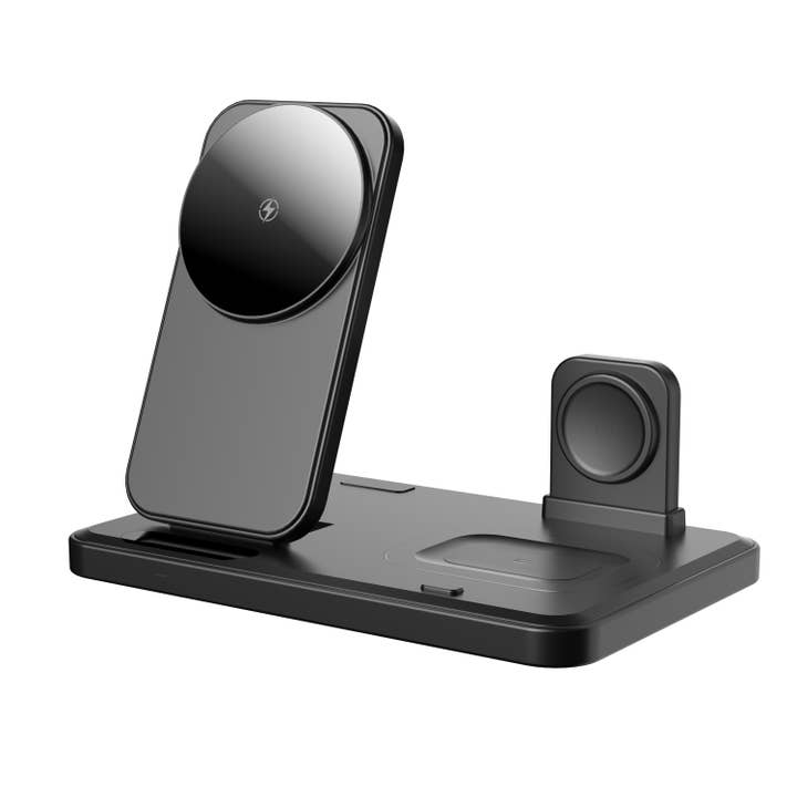 LAX Gadgets - Wholesale Charger - Flat Folding 3-in-1 Fast Wireless Charger -Retail Packaging11