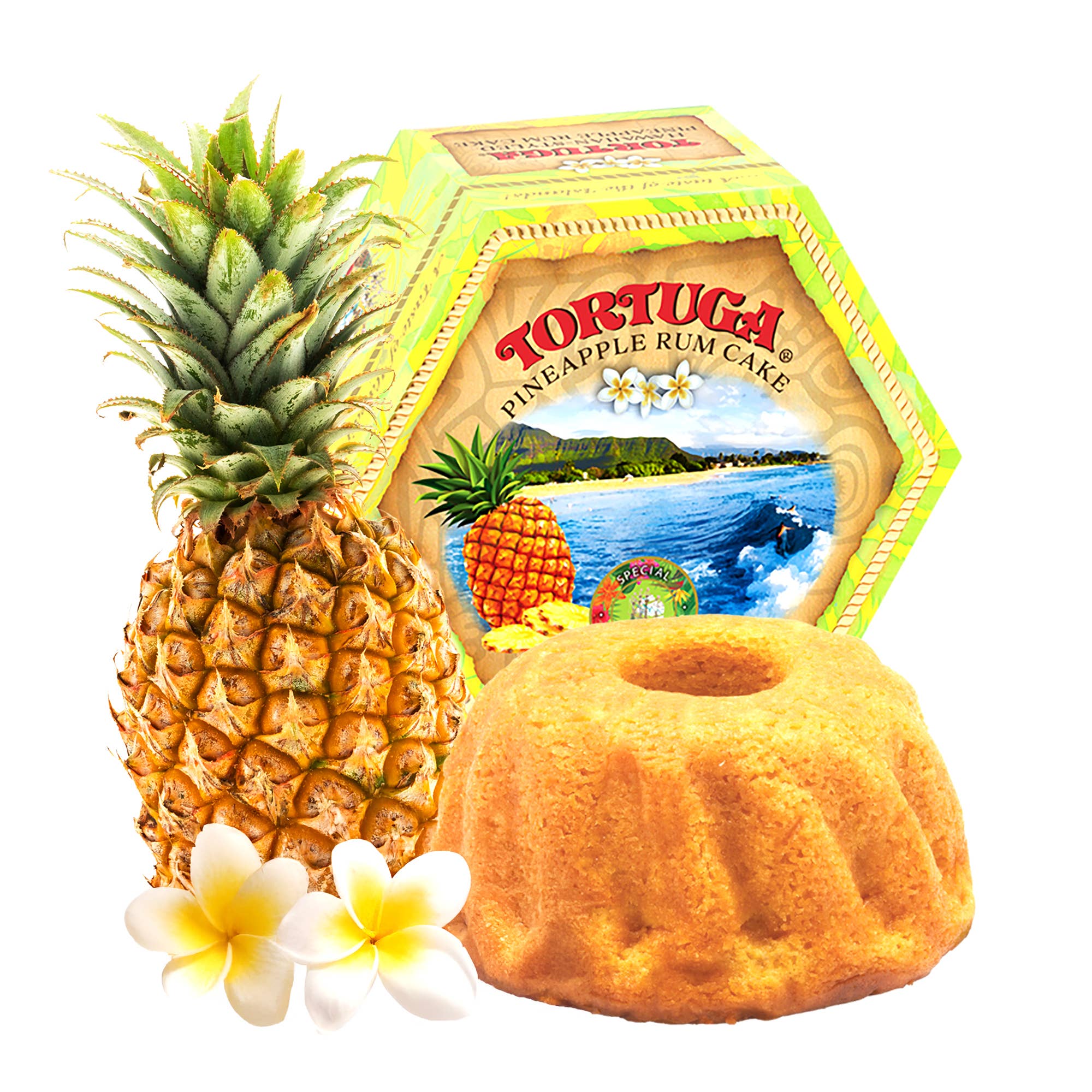 Tortuga Spirit Cake Company - Venta al por mayor Tarta - Pastel de ron y piña estilo hawaiano Tortuga0