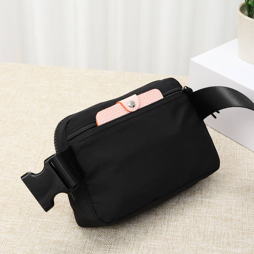 Fashion City - Wholesale Belt Bag - Women's - Water-Resistant Mini Sling Belt Bag-Light Colors2